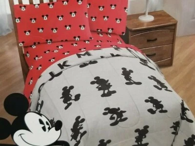 Edredón doble de microfibra Disney Mickey Mouse nuevo en paquete Foto 1 de 4