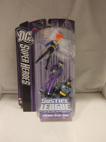 DC Super Heroes Justice League Unlimited Black Canary Batman Joker Set New Cover