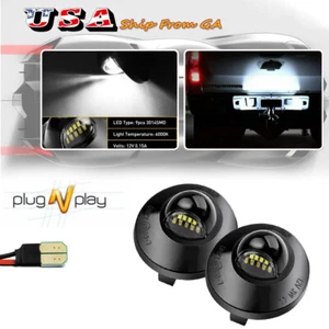 2x LED License Plate Number Lights Replacement For Ford F150 F250 F350 1990-2014 - Picture 1 of 12