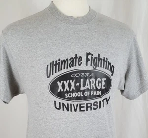 Vintage Cobra School of Pain Ultimate Fighting University T-Shirt Herren Medium - Bild 1 von 5
