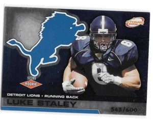 LUKE STALEY ROOKIE SERIAL /600 2002 PACIFIC ATOMIC 122 DETROIT LIONS BYU COUGARS - Picture 1 of 1