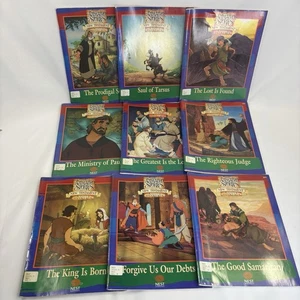 Animated Stories From The New Testament Bible Coloring Activity Books Lot of 11 - Foto 1 di 10