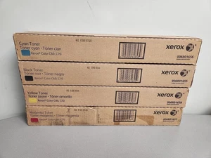 Xerox C60 C70 Toner Set CMYK 006R01655 006R01656 006R01657 006R01658 - Picture 1 of 2