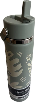 Hydro Flask W24CFS377P Botanical Bliss Agave 24oz Wide Mouth with Flex Straw Cap - Image 1 of 4