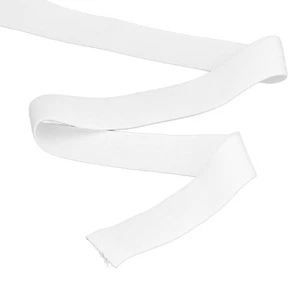 White Thick Elastic Band 10 Yards 3 5 Cm Dickes Elastisches Band Flat Elast AK - Bild 1 von 22