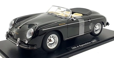 KK Scale 1/12 Scale KKDC120093 - 1955 Porsche 356 A Speedster - Black - Image 1 of 4