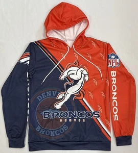 NFL Denver Broncos Pullover Hoodie Hooded Sweatshirt Men's Sz Small NWOT - Picture 1 of 7