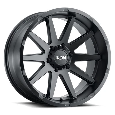 ION ALLOY 143 Rim 18X9 5X139.7 Offset 18 Matte Black (Quantity of 1) - Image 1 of 2