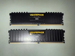 Corsair Vengeance LPX 16GB Kit (2x8GB) 2400MHz PC4-19200 RAM CMK16GX4M2B2400C14 - Picture 1 of 2