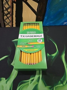 Paquete de 60 lápices Ticonderoga #2 HB # 13060 - NUEVO - Imagen 1 de 1