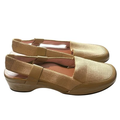 Sandalias Taryn Rose para mujer beige manzanilla elásticas talla 6 neutras Foto 1 de 4