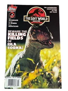 The Lost World Jurassic Park #3 de 4 1997 Topps Comics adaptación cinematográfica - Imagen 1 de 7