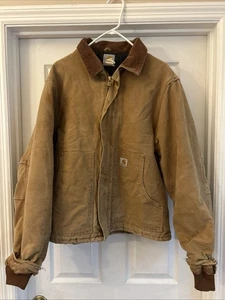 Vintage Carhartt Jacke Gr. XL gesteppt Canvas Duck Brown Made In USA - Bild 1 von 16