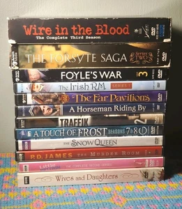 British BBC/Acorn 28-Disc DVD Lot Historical & Crime Drama TV Series Collection - Foto 1 di 11