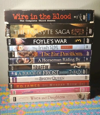 British BBC/Acorn 28-Disc DVD Lot Historical & Crime Drama TV Series Collection - Image 1 of 4