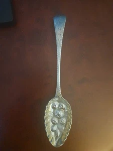 Sterling Silber London BEERE KASSEROLLE LÖFFEL 8 7/8" kein Mono   - Bild 1 von 8