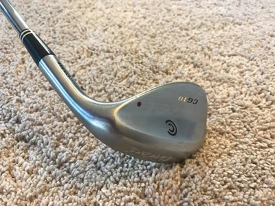 Cleveland CG10 56 cuña de arena CMM punto rojo verdadero templado eje de acero (para diestros) Foto 1 de 4