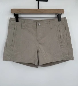 Kuhl Pantaloncini Donna 4 Outdoor Coulisse Escursionismo 4" Cucitura Interna Beige - Foto 1 di 7