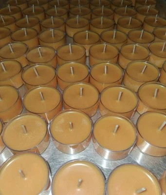 Torta de abóbora soja Tealights 12 unidades óleo perfumado/essencial altamente perfumado!  - Imagem 1 de 3