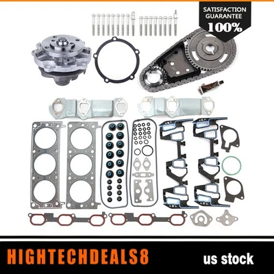 Kit de cadena de distribución personalizada 3.1 para Buick Century 2003 y juego de juntas de cabezal de bomba de agua Foto 1 de 4