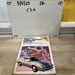 Chilton Repair & Tune-Up Guide Omni/Horizon/Rampage 78-86 - Picture 1 of 3