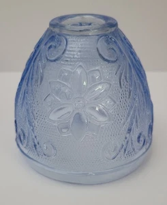 Vintage Fairy Lamp Indiana Glass Tiara Light Blue, Top Only - Picture 1 of 6