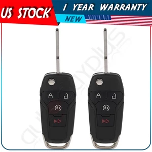 2 Remote Car Key Fob for Ford F-150 2015 2016 2017 2018 2019 2020 4 Buttons - Picture 1 of 6