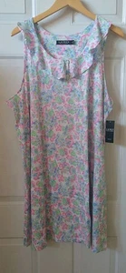 LAUREN RALPH LAUREN FLORAL SLEEP DRESS NIGHTGOWN , SIZE 1X - Picture 1 of 4