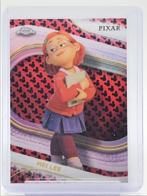 Mei Lee 2025 Topps Chrome Disney Pixar Black Red Mickey Refractor /28 Q2091 - Bild 1 von 2