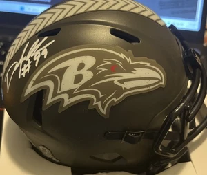 Odafe Oweh Signed Mini Helmet JSA - Picture 1 of 6