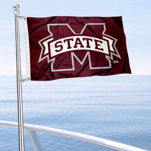 Mississippi State University MSU Boat and Golf Cart Flag Cover