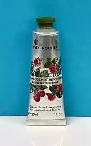 Crema de manos energizante Yves Rocher - menta frambuesa 1 fl. oz/30 ml nueva - Imagen 1 de 2
