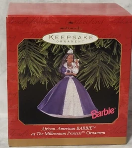 Hallmark Keepsake 1999 Ornament AA Barbie as The Millennium Princess NRFB - Picture 1 of 3