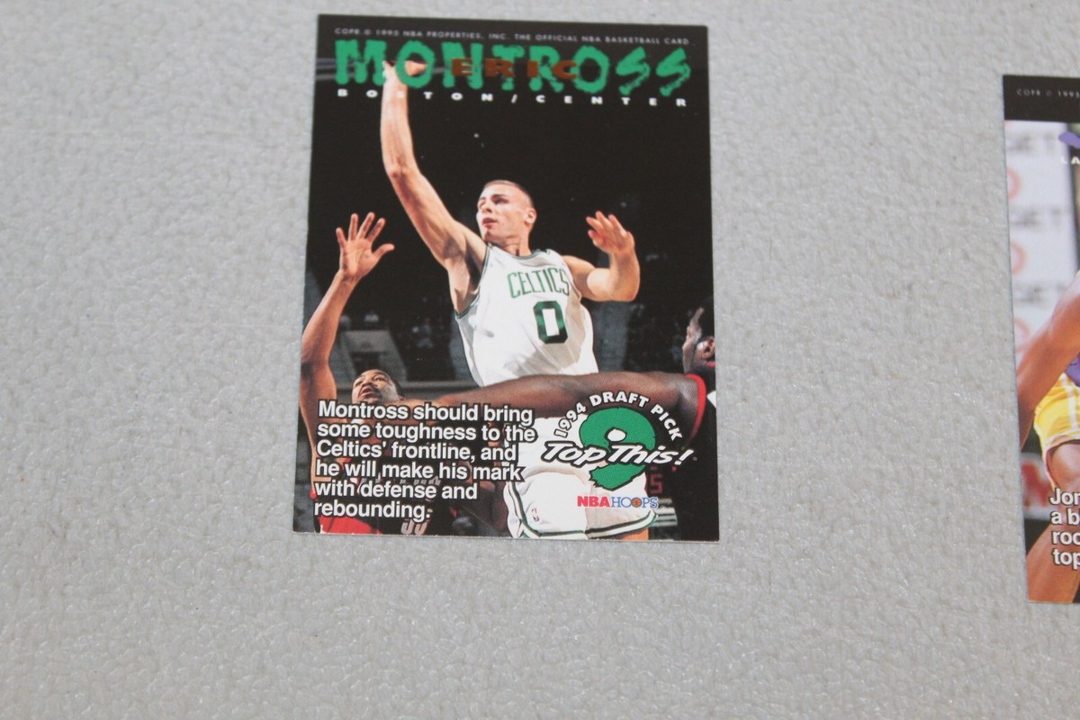 Eric Montross Basketball 1994-95 Season Sports Trading Cards
