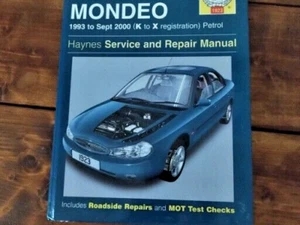 HAYNES FORD MONDEO Manual 1993 - 2000 PETROL 1923 SERVICE REPAIR - K TO X REG - Picture 1 of 6
