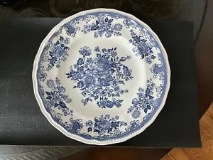 Kensington Staffordshire Ironstone~Balmoral Blue 1801~10” Dinner Plate - Picture 1 of 3