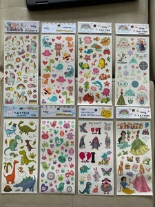 8 Sheet KidsTemporary Waterproof Tattoos Stickers Removable US - Picture 1 of 1