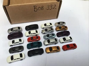 20 Pcs Painted Model Cars model railway Scenery detail Layout Scale N 1:150 - Picture 1 of 7