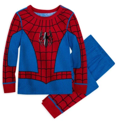 NEW  Disney Store Spider-Man  PJ Pal Costume Pajamas size 5 NWT - Image 1 of 3