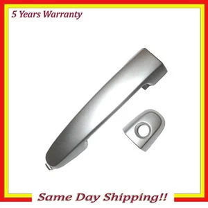 Outside Door Handle New For Corolla Highlander Classic Silver Metallic 1F7 Front - Picture 1 of 8