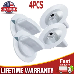 4Packs WE1M652 Dryer Timer Control Knob White Fits For General Electric Hotpoint - Picture 1 of 12