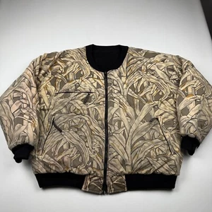 Vintage 2XL Camo Field & Stream Reverseable RARE Cornfield Style Coat - Picture 1 of 10