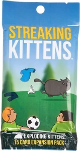 Exploding Kittens Streaking Kittens Expansion Card Game Brand New - Picture 1 of 6