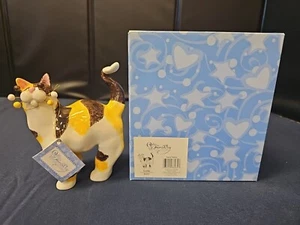 Figura Amy Lacombe "CORKY" Cat WhimsiClay 2002 #86065 NUEVA EN CAJA Y ETIQUETAS - Imagen 1 de 11