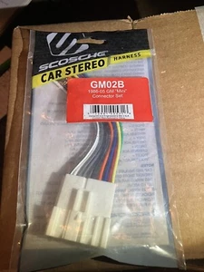GM02B - 1986-Up GM "Mini" Wire Harness/Connector for Car Radio/Stereo I - Picture 1 of 3