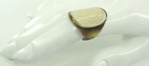 Anillo antiguo de mujer de latón / 57 (18,1 mm Ø) - Imagen 1 de 6