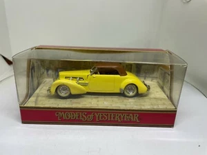 Matchbox Models of Yesteryear Y-18 Cord Yellow with brown hood - NEW - Picture 1 of 6