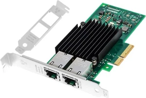 Intel X550-T2 Internal Ethernet 10GBase-T Dual RJ45 PCIe Network Card - Picture 1 of 6