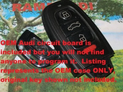 1 x OEM Audi A6 S6 A4 передатчик Smart пульт дистанционного управления чехол 8T0959754G чехол только без ключа - Изображение 1 из 4