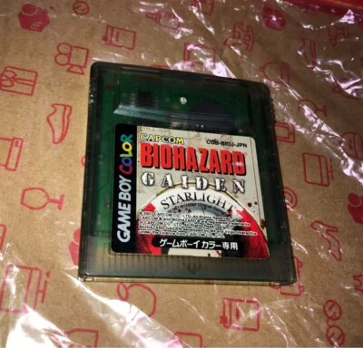 GameBoy Color Resident Evil Gaiden Action Adventure Video game software USED - Image 1 of 4